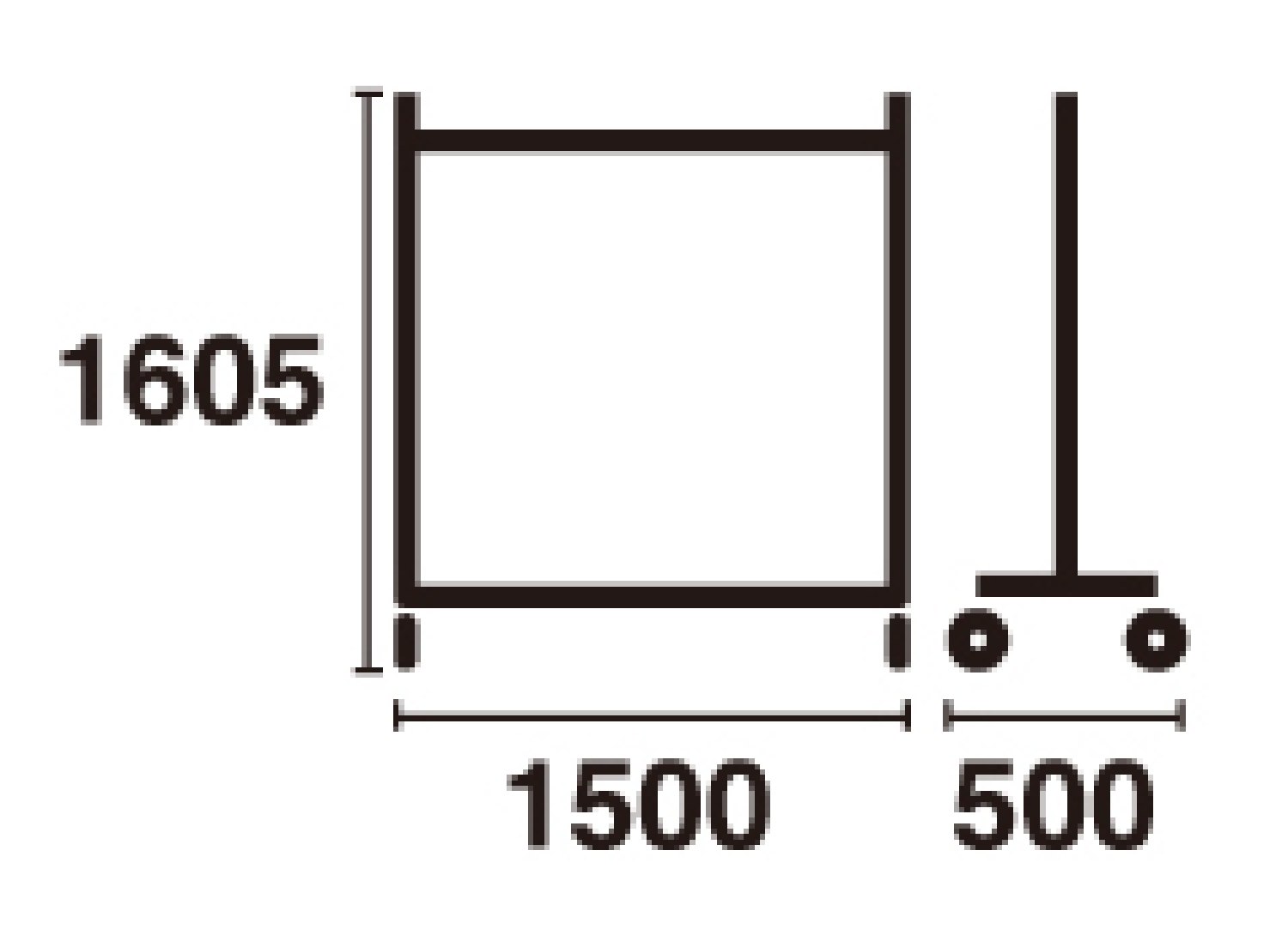 ﾊﾝｶﾞｰ掛Ｚ型 組立 ｲﾝﾛｰ式 φ75ｷｬｽﾀｰ付